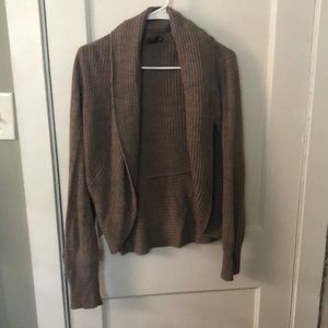 Tan Thick Warm Cardigan